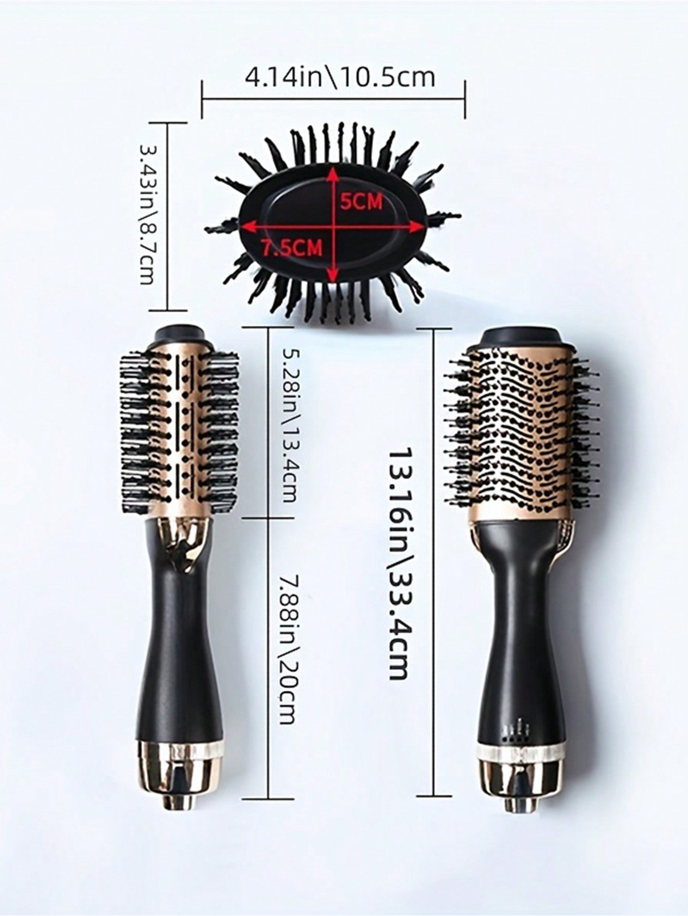 1pc 3-in-1 Hot Air Comb Hair Dryer Brush, One-step Volumizer Blow Dryer Styler, Suitable For Family Travel Personal Use Festival Gift