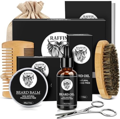 Valentines Day Gifts for Him, Beard Kit Gifts Set for Men, Birthday Gifts for Men Dad Husband Boyfriend Brother Grandpa Son Uncle Stepdad, Thank You Gifts for Men, Mens Valentines Gifts