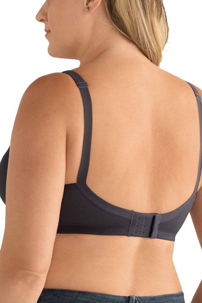Amoena Mara Padded Soft Cup Mastectomy Bra Dark Grey