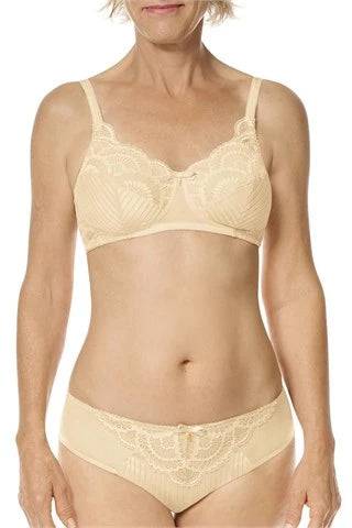 Amoena Karolina Wire-free Mastectomy Bra - Sand