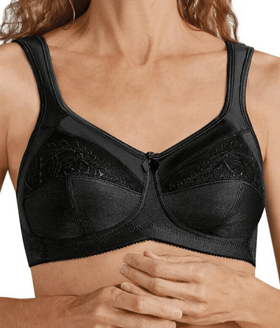 Amoena Isadora Wire-Free Mastectomy Bra - Black