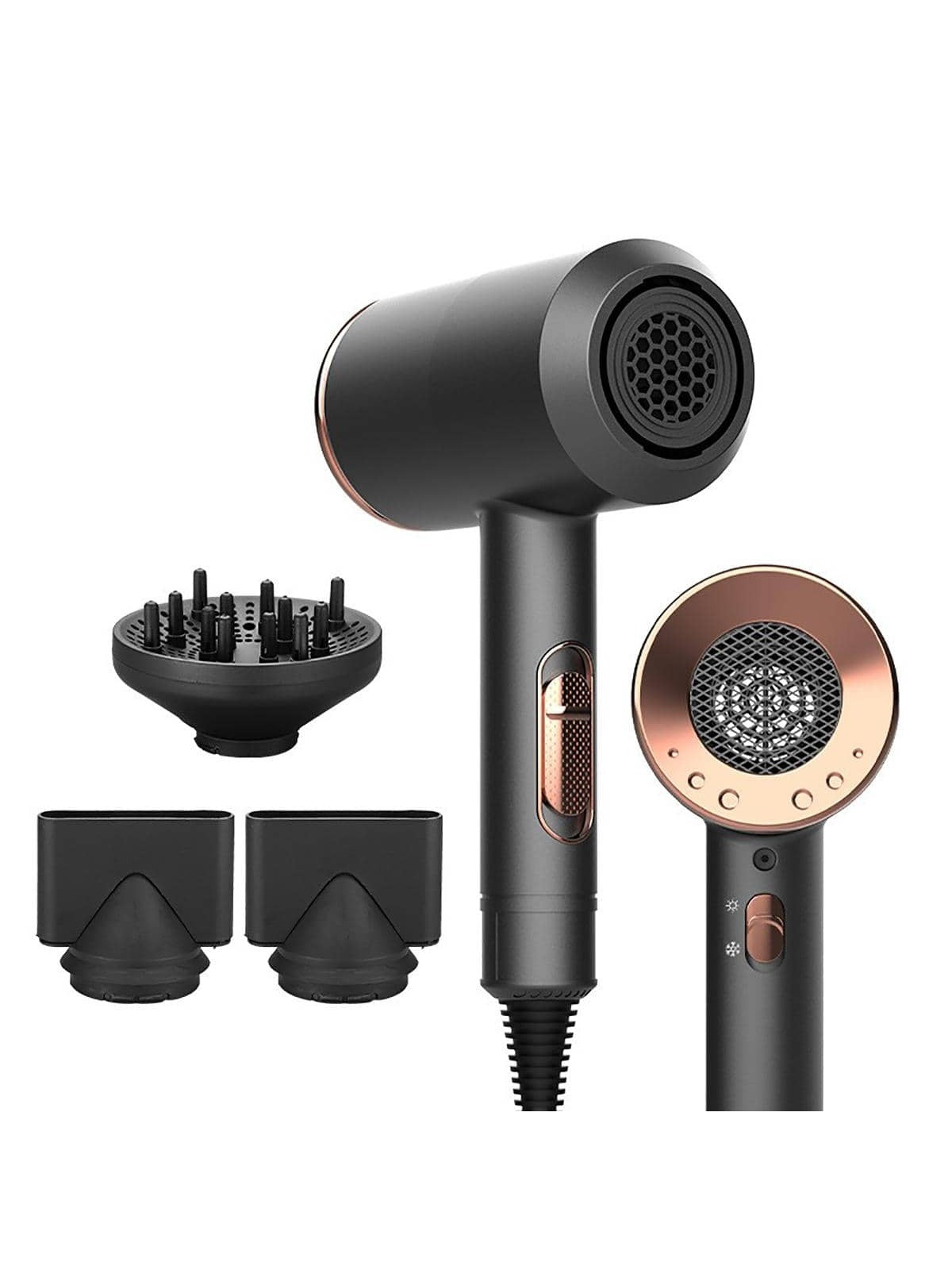 1pc ABS Hair Dryer, Modern Two Tone Professional Hair Dryer For Home