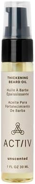 ACTIIV Thickening Beard Oil- Unscented