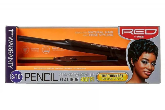 PENCIL CERAMIC TOURMALINE FLAT IRON 3/10" (FI030G)