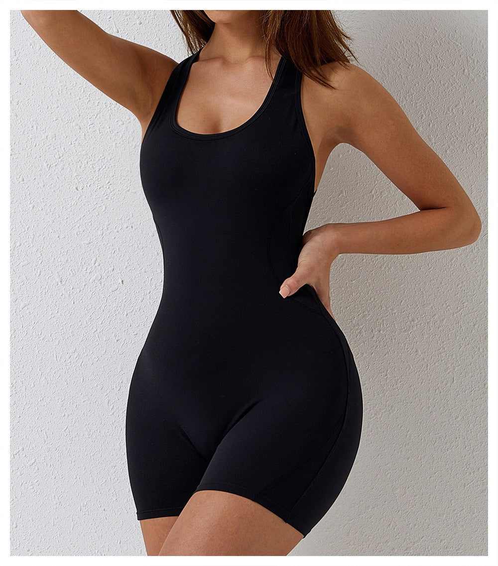 Tight Breathable One-Piece Jumpsuit