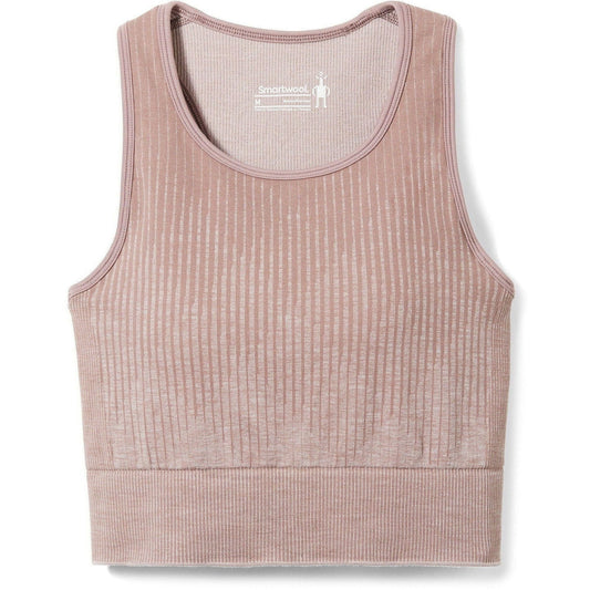 1 Womens Intraknit Crop Bra  -  Large / Sandstone