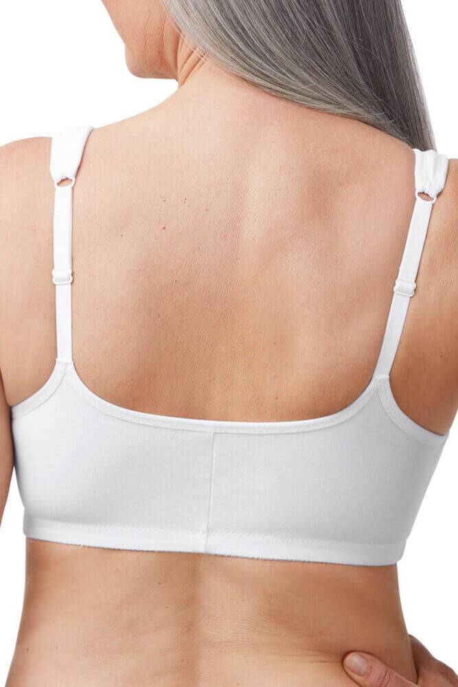 Amoena Fleur Wire-Free Bra White