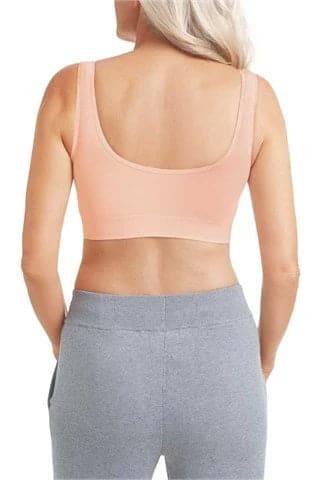 Amoena Clara Wire-free Front-Closure Bra - Blush
