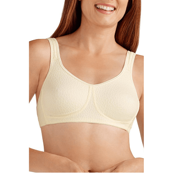 Amoena Mona Soft Cup Wire-Free Bra - Off-White (Champagne)