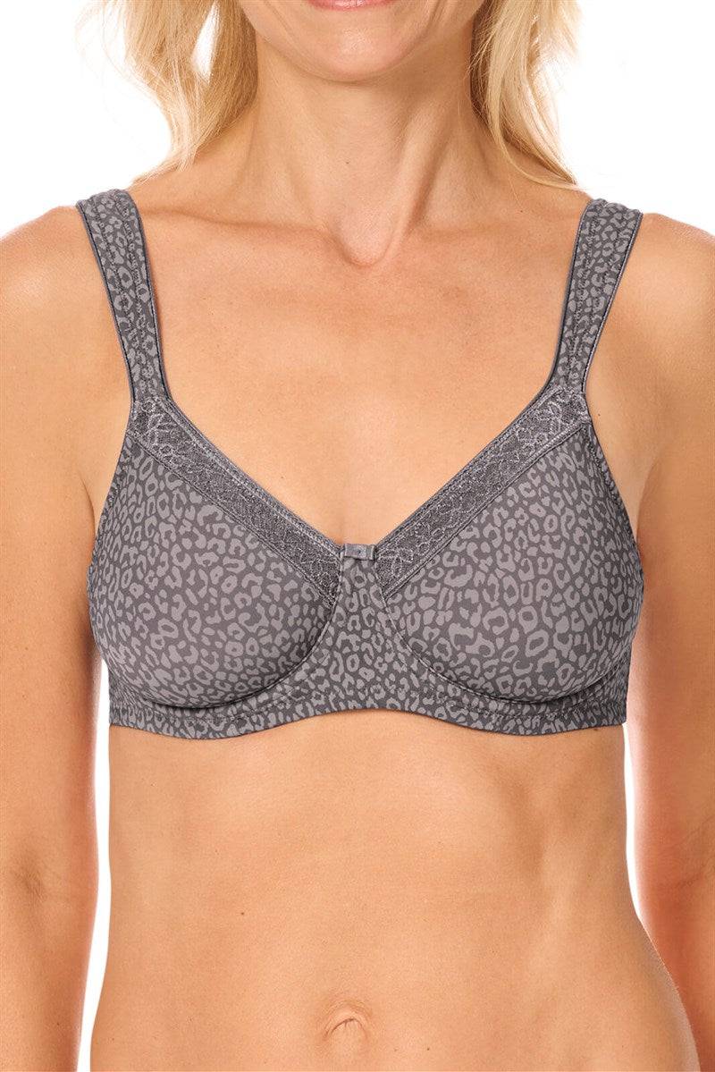Amoena Bliss Underwired Bra Dark Grey/Light Grey