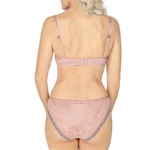 Amoena Cherish Wire-Free Bra - Dreamy Pink/Light Grey