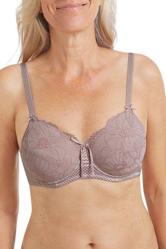 Amoena Be Amazing Underwired Bra - Tender Taupe/Rose Kiss