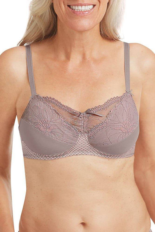 Amoena Be Amazing Wire-Free Bra - Tender Taupe/Rose Kiss