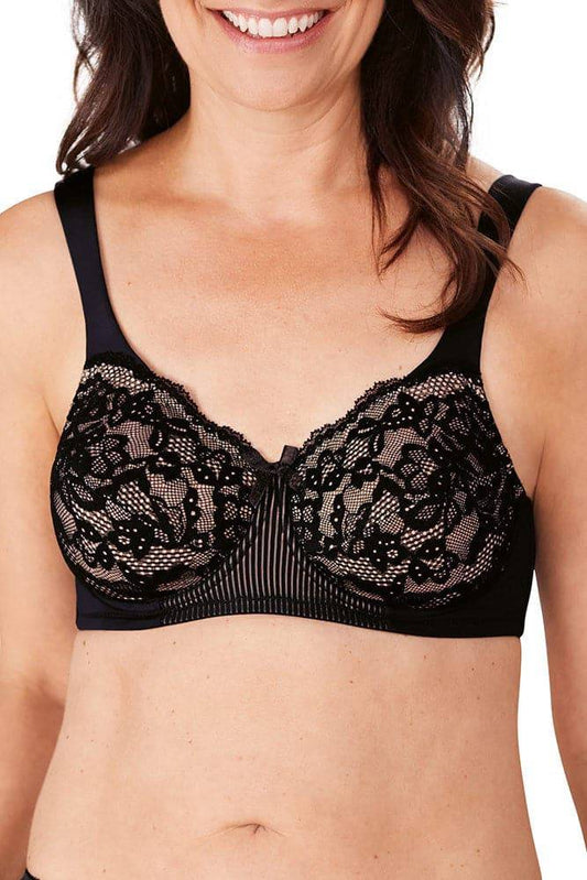 Amoena Kyra Underwire Bra Black/Light Nude