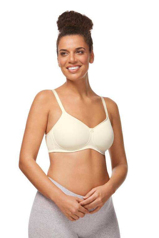 Amoena Mara Padded Soft Cup Mastectomy Bra Off White