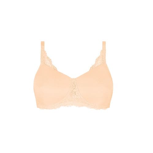 Amoena Emma Wire-Free Padded Mastectomy Bra - Peach