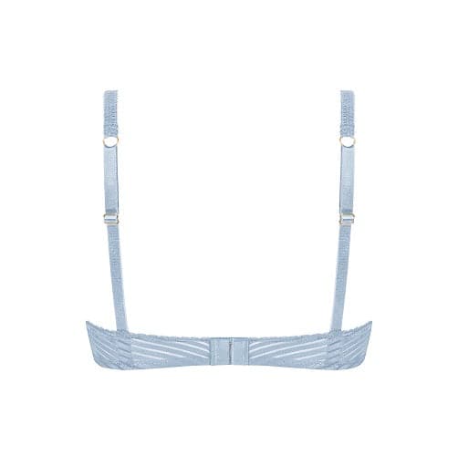 Amoena Karolina Padded Wire-Free Mastectomy Bra - Light Blue/Light Sand