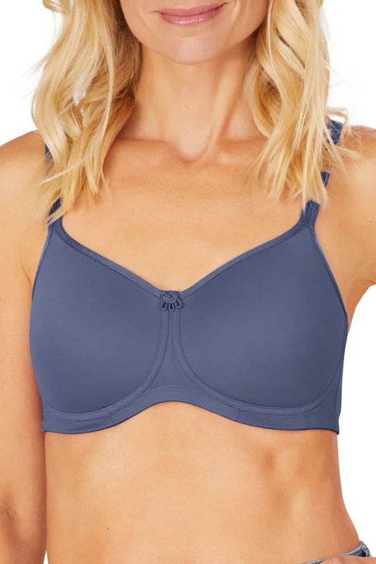 Amoena Mara Padded Wire-Free Bra Indigo Blue