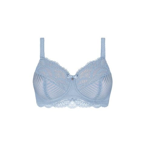 Amoena Karolina Wired Mastectomy Bra - Light Blue/Light Sand