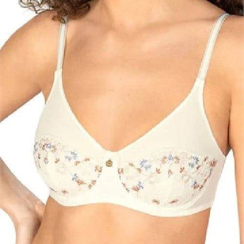 Amoena Daydream Underwired Bra - Off-White/Floral