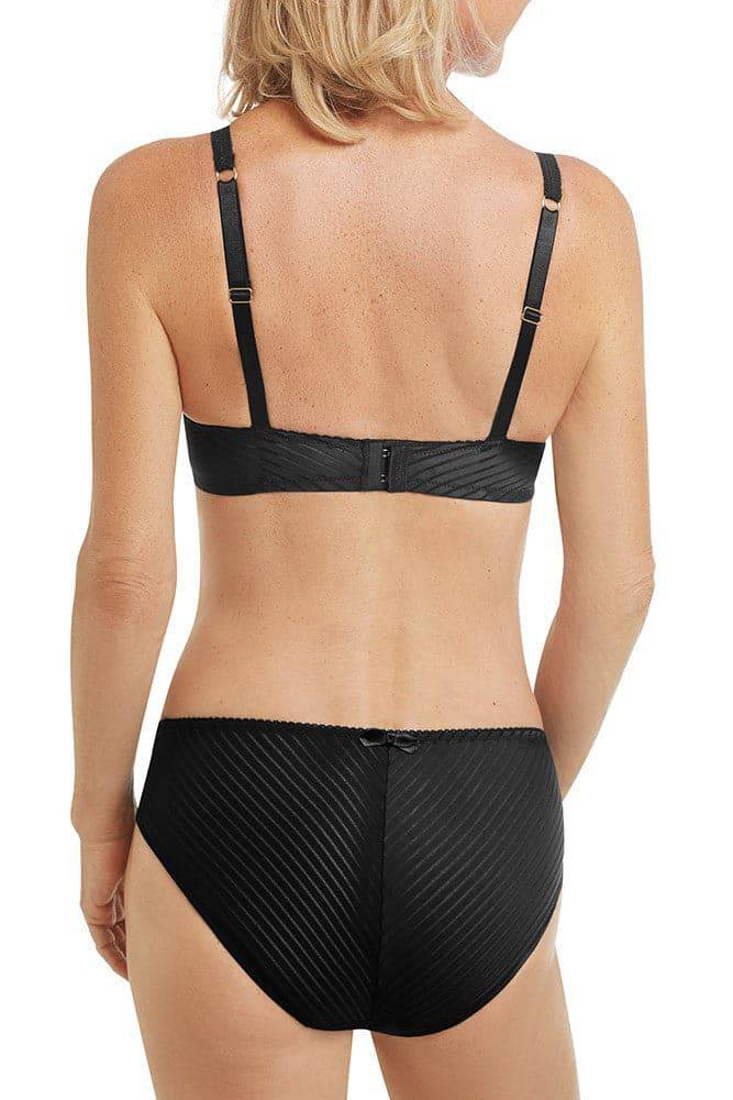 Amoena Karolina Wire-Free Bra - Black/Nude