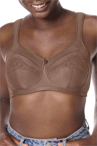 Amoena Isadora Wire-free Mastectomy Bra - Mocha