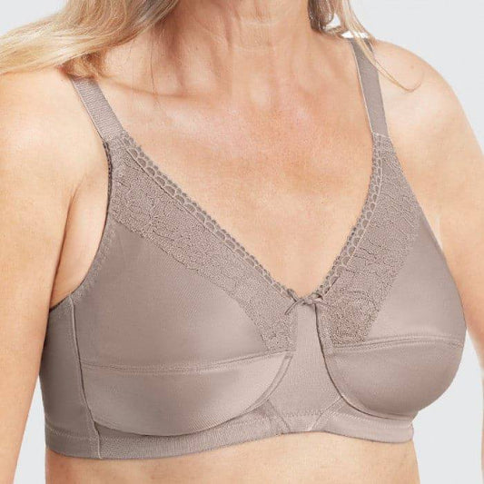 Amoena Nancy Wire-Free Bra - Taupe