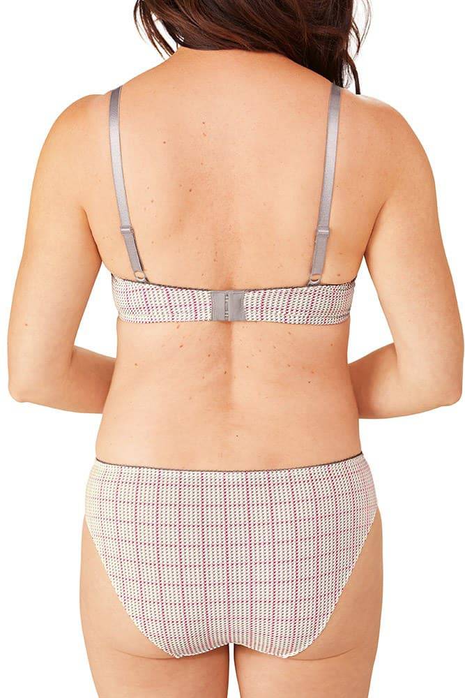 Amoena Luna Padded Wire-Free Bra Grey/Multi