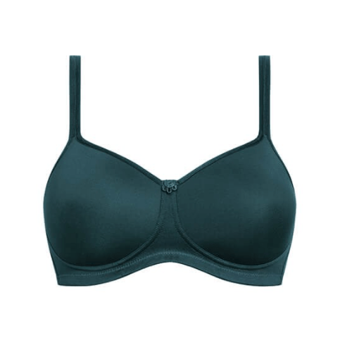 Amoena Mara Wire-Free Bra - Dark Jade - 32B