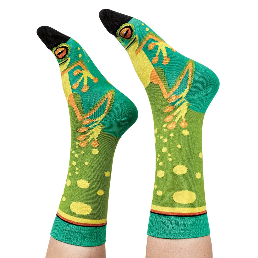 Wilson Payne Green Tree Frog Socks