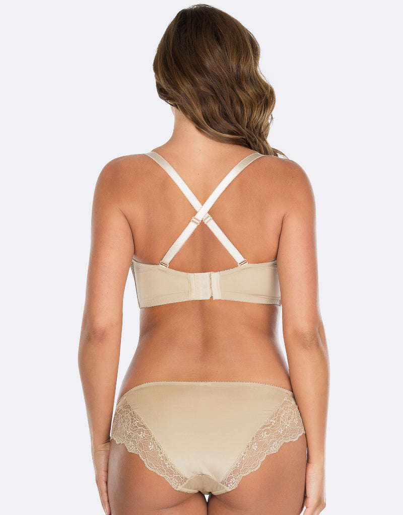 Parfait Elissa Strapless Bra Latte