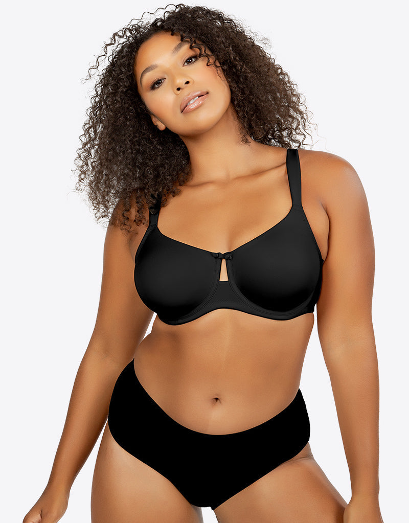 Parfait Erika Unlined Moulded Bra Black