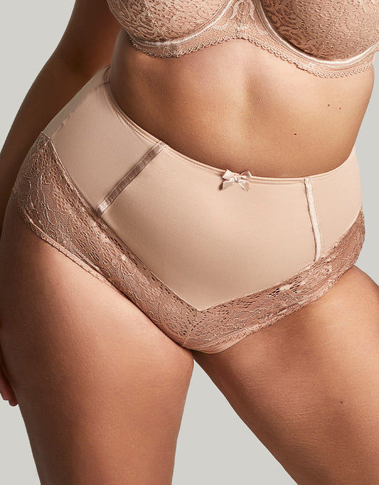 Sculptresse By Panache Estel High Waist Brief Honey Latte